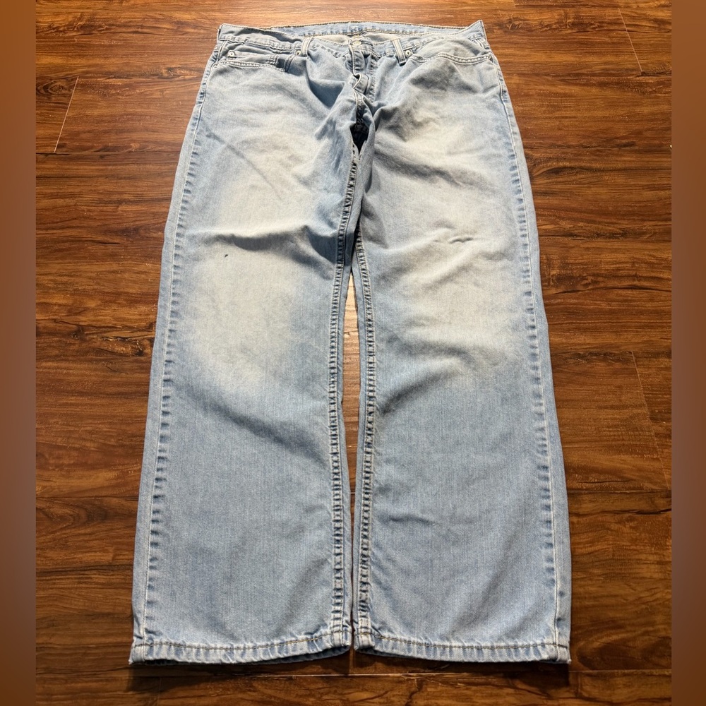 Levi’s 559 Men's Relaxed Straight Jeans 40x32 Light Wash Denim Classic Fit